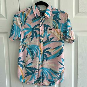 O’Neill Boys Large Tropical Print Button Up Shirt